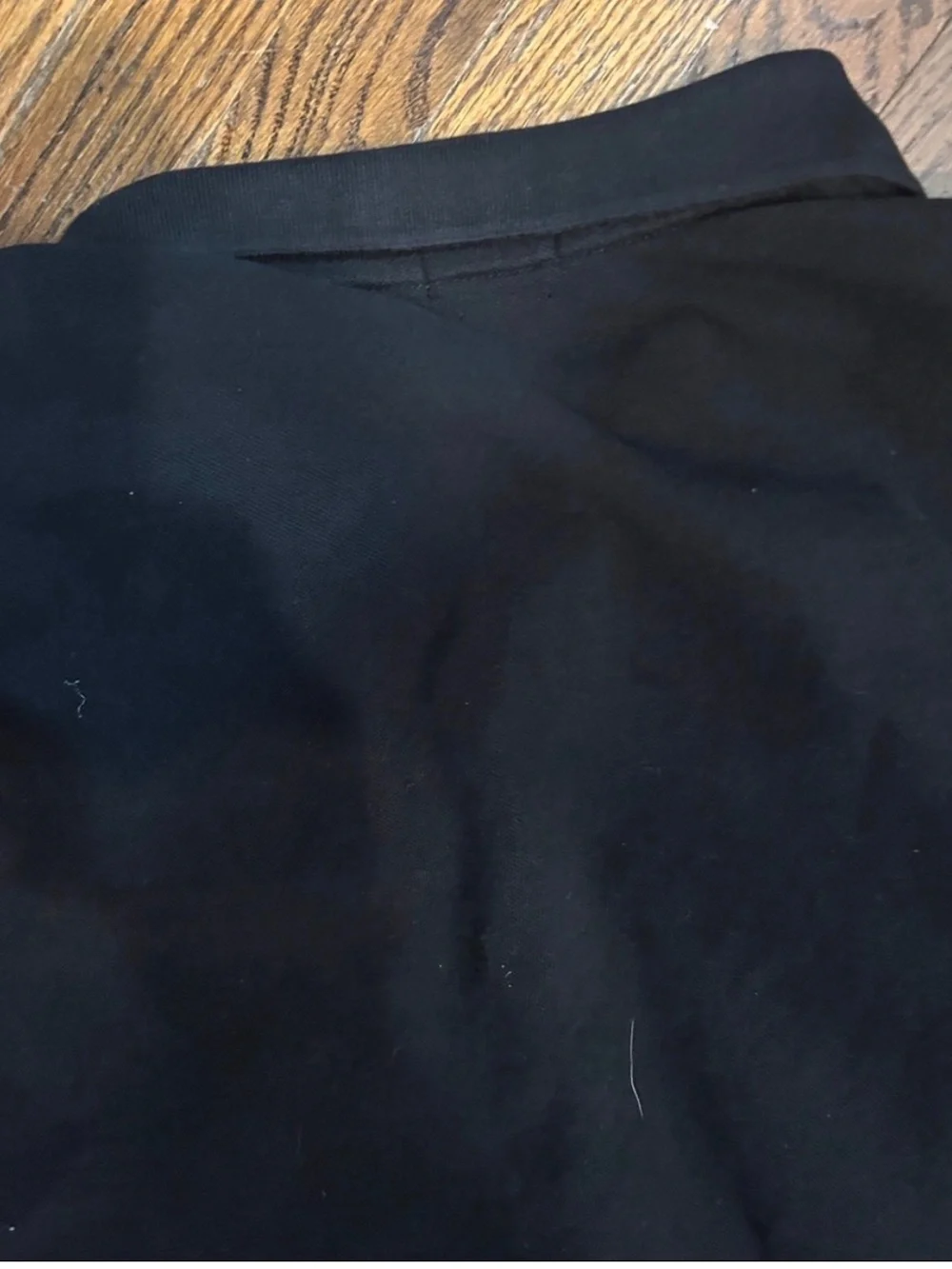 Ralph Lauren Black Polo Shirt with White Pony Logo